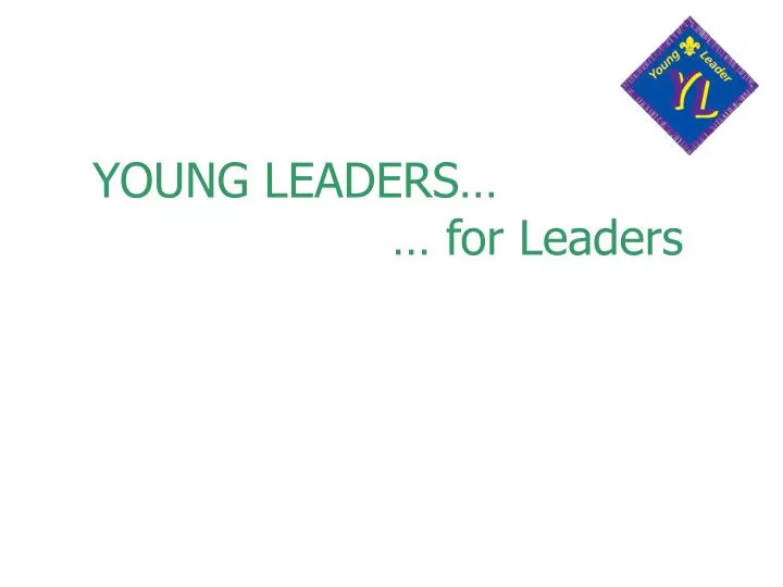 young leaders for leaders