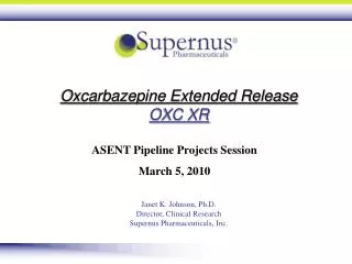 Oxcarbazepine Extended Release OXC XR