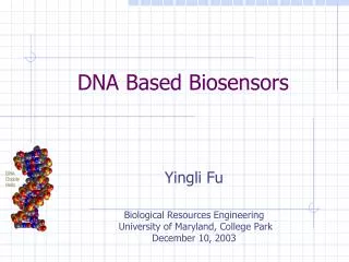 DNA Based Biosensors