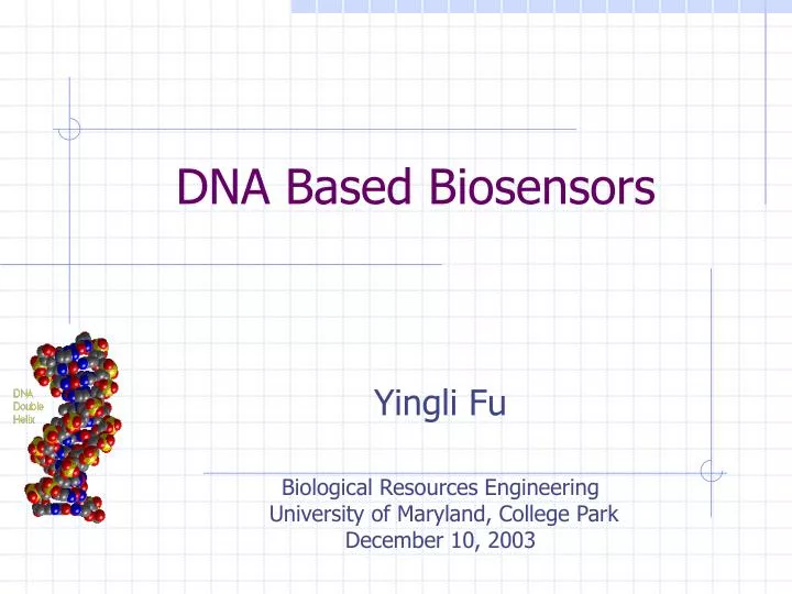 dna based biosensors