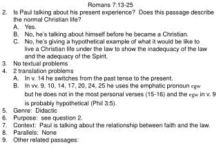 Romans 7:13-25