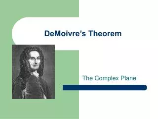 demoivre s theorem