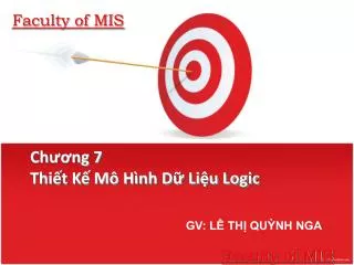 ch ng 7 thi t k m h nh d li u logic