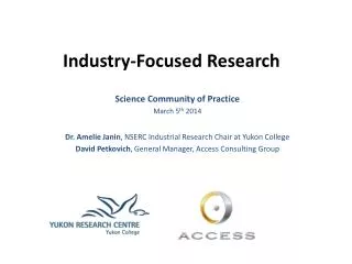 Industry-Focused Research