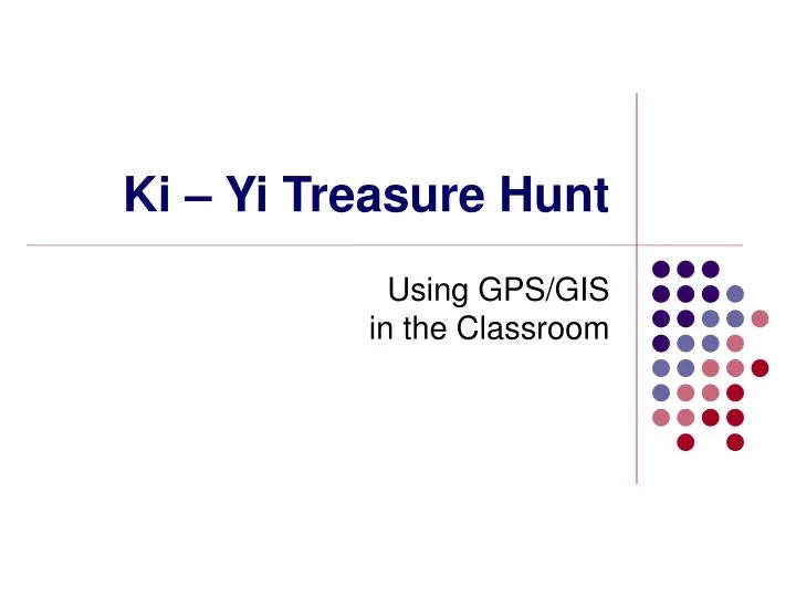 ki yi treasure hunt