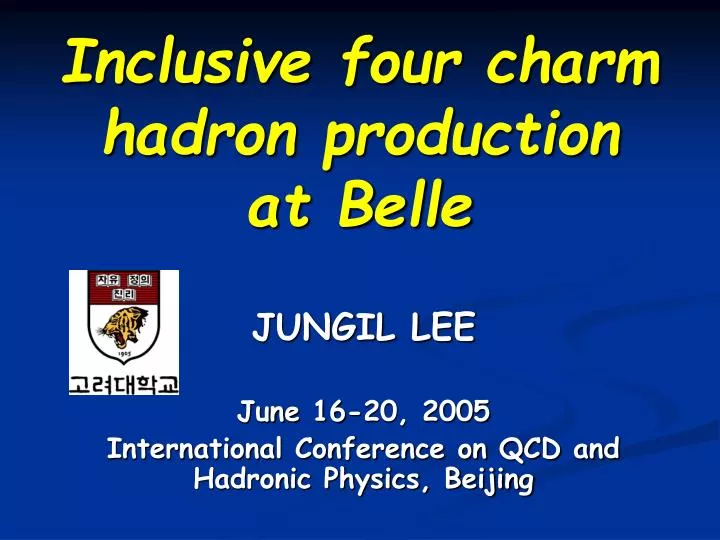 inclusive four charm hadron production at belle
