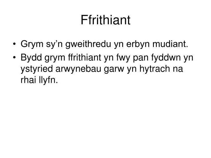 ffrithiant