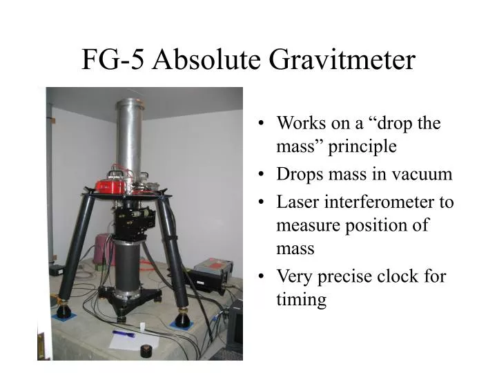 fg 5 absolute gravitmeter