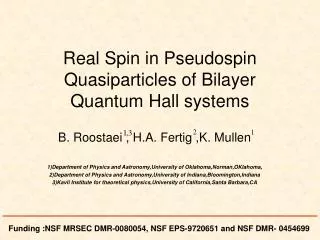 Real Spin in Pseudospin Quasiparticles of Bilayer Quantum Hall systems