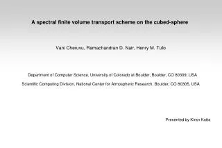 A spectral finite volume transport scheme on the cubed-sphere