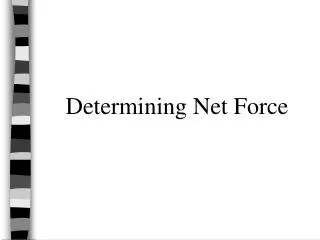 Determining Net Force