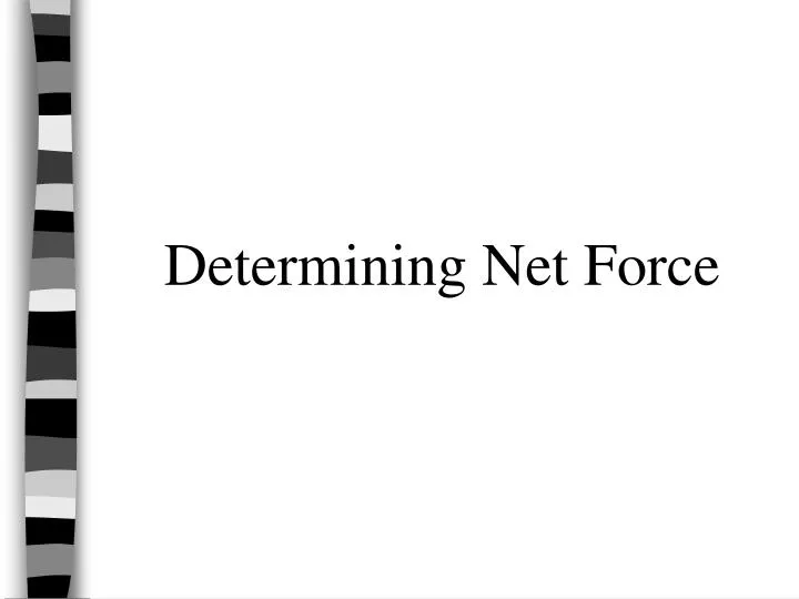 determining net force