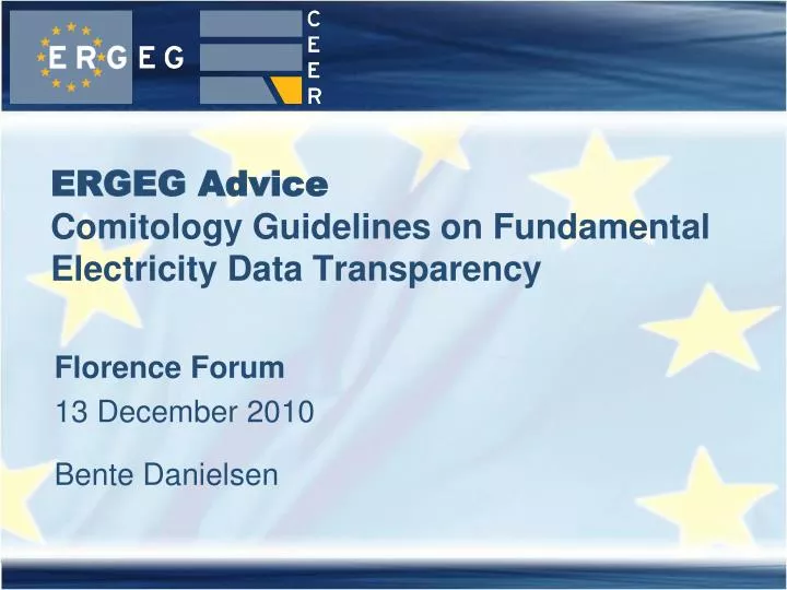 ergeg advice comitology guidelines on fundamental electricity data transparency