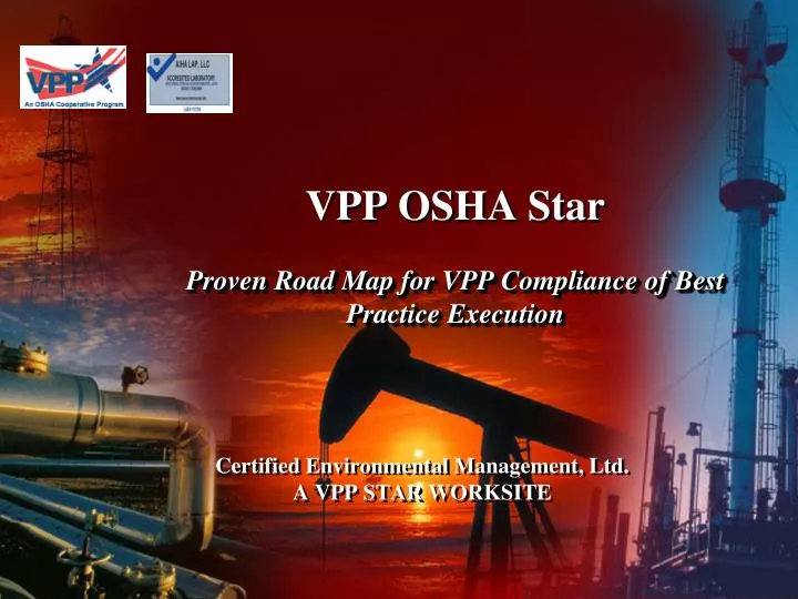vpp osha star proven road map for vpp compliance of best practice execution