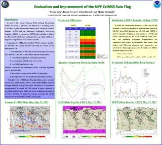 Evaluation and Improvement of the NPP CrIMSS Rain Flag