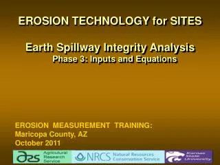 EROSION TECHNOLOGY for SITES
