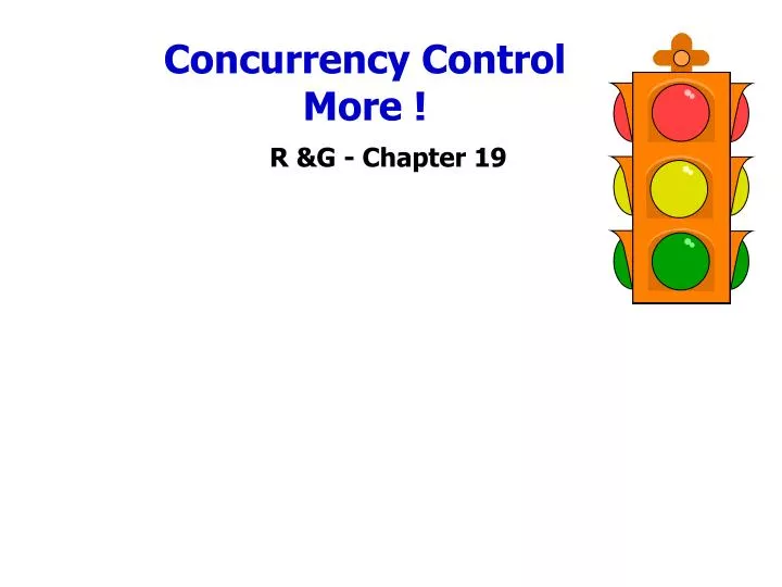 concurrency control more