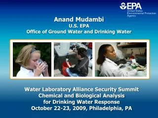 Anand Mudambi U.S. EPA Office of Ground Water and Drinking Water