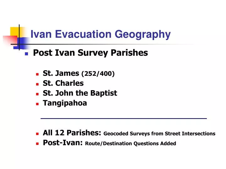 ivan evacuation geography