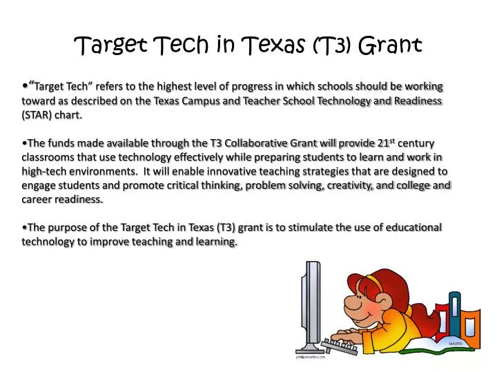 target tech in texas t3 grant