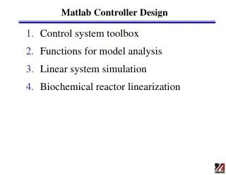 Matlab Controller Design