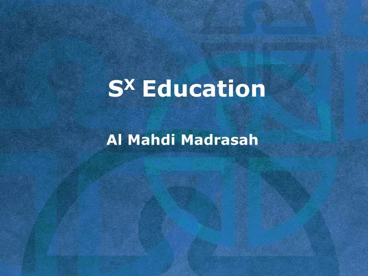 s x education