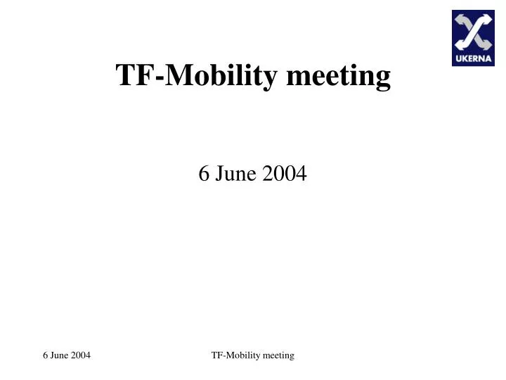 tf mobility meeting