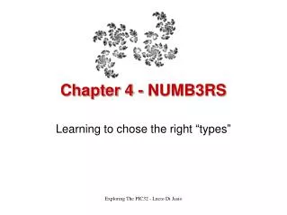 Chapter 4 - NUMB3RS