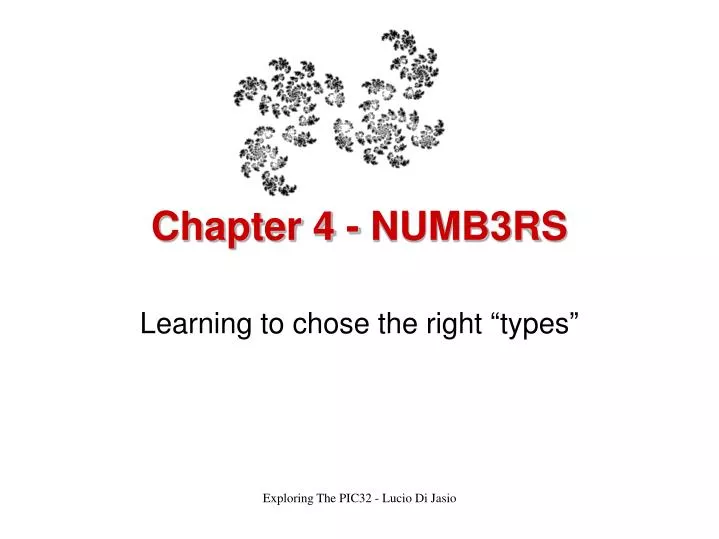 chapter 4 numb3rs