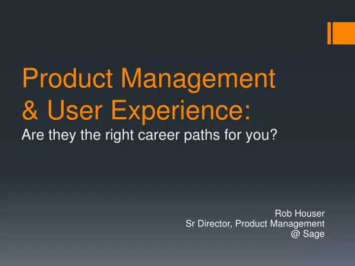 product management user experience are they the right c areer p aths for y ou