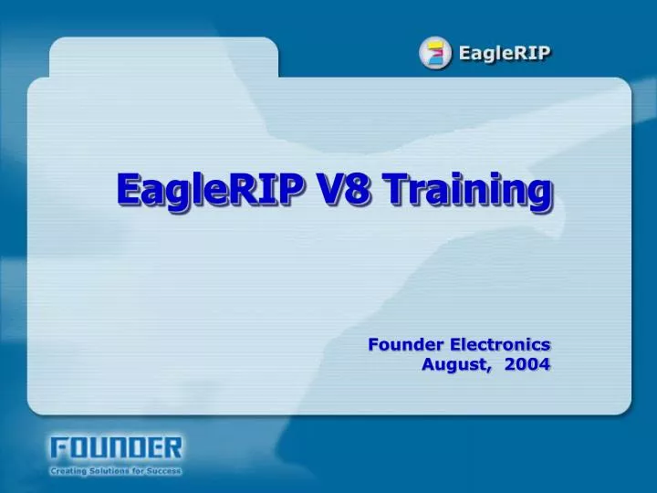 eaglerip v8 training