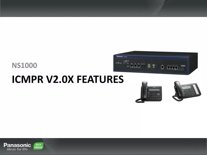 icmpr v2 0x features