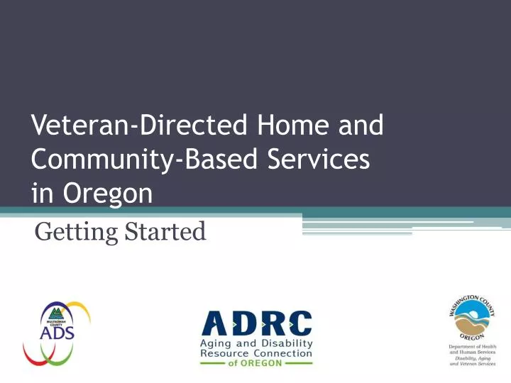 veteran directed home and community based services in oregon
