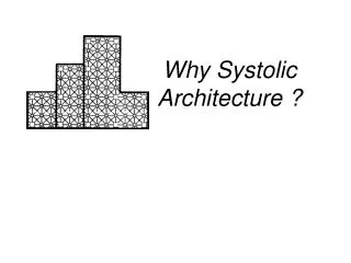 Why Systolic Architecture ?