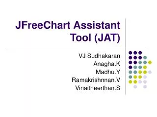 JFreeChart Assistant Tool (JAT)