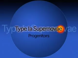 Type Ia Supernovae Progenitors