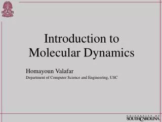 Introduction to Molecular Dynamics