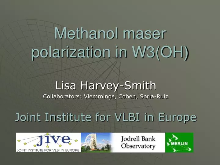methanol maser polarization in w3 oh