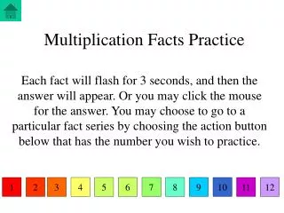 Multiplication Facts Practice