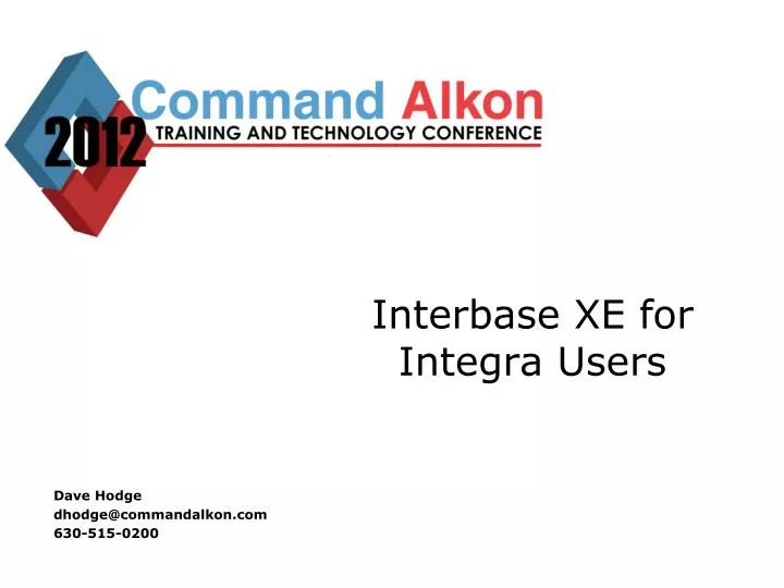interbase xe for integra users
