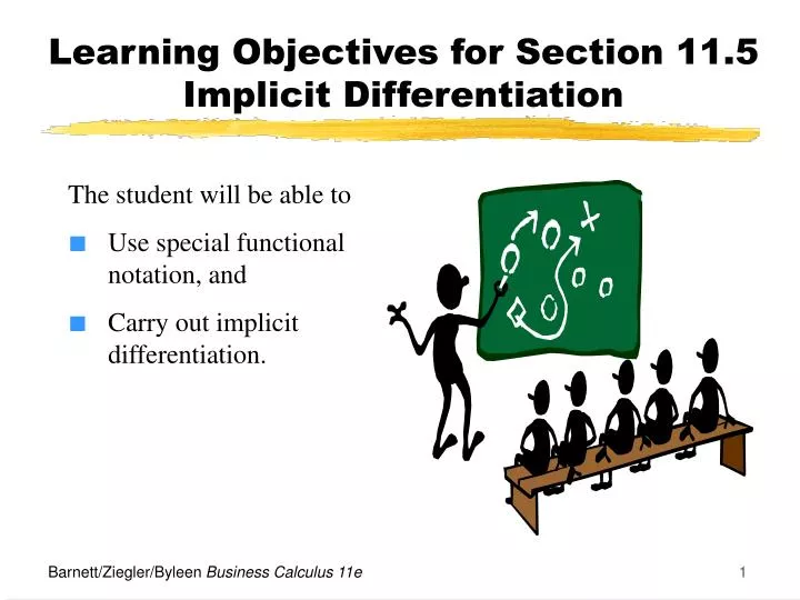 learning objectives for section 11 5 implicit differentiation