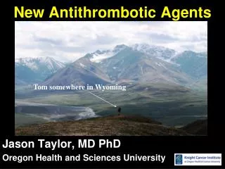 New Antithrombotic Agents