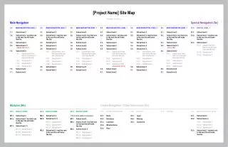 [Project Name] Site Map version xx-xx-xx