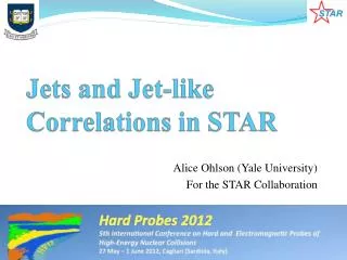 Jets and Jet-like Correlations in STAR