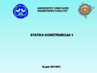univerzitet crne gore gra evinski fakultet