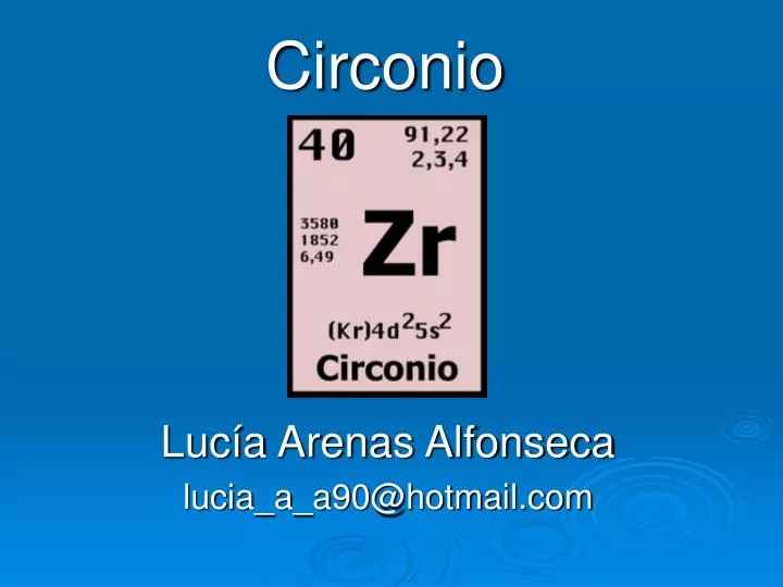 circonio