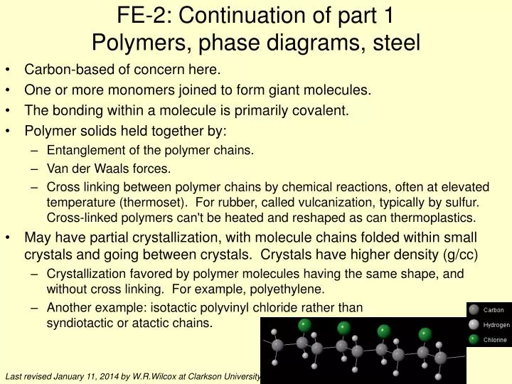 fe 2 continuation of part 1 polymers phase diagrams steel