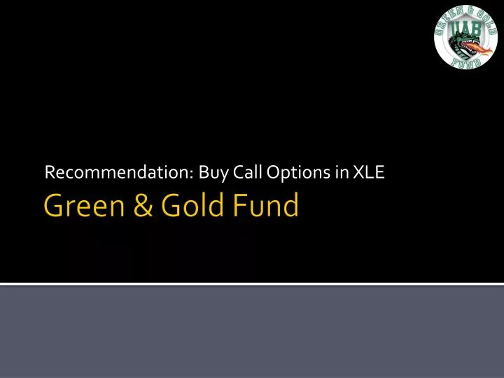 recommendation buy call options in xle