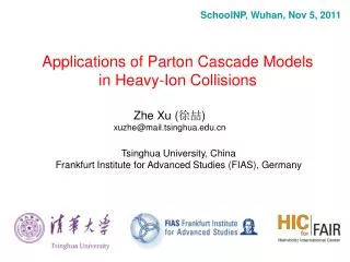 Applications of Parton Cascade Models in Heavy-Ion Collisions