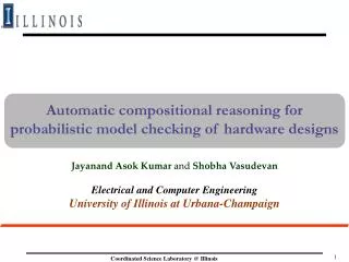 Automatic compositional reasoning for probabilistic model checking of hardware designs